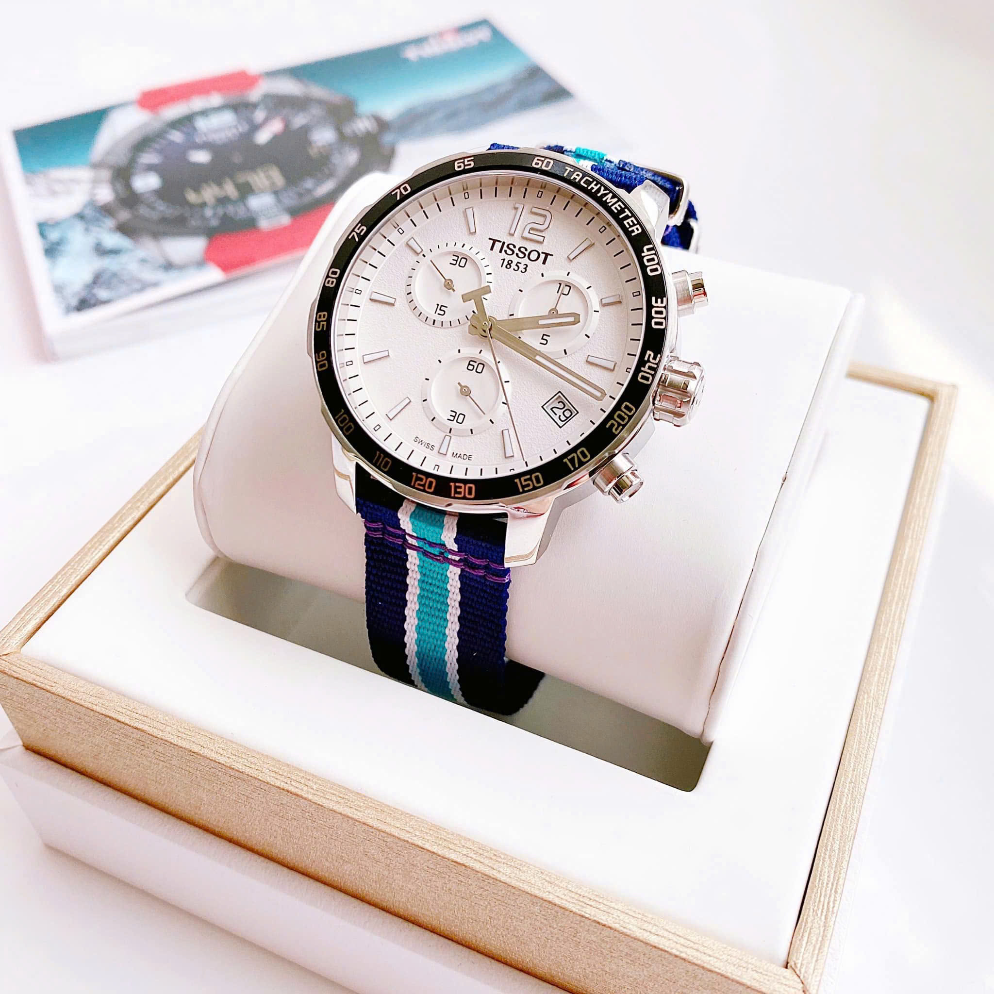 ĐỒNG HỒ NAM TISSOT QUICKSTER CHARLOTTE HORNETS CHRONOGRAPH T095.417.17.037.30