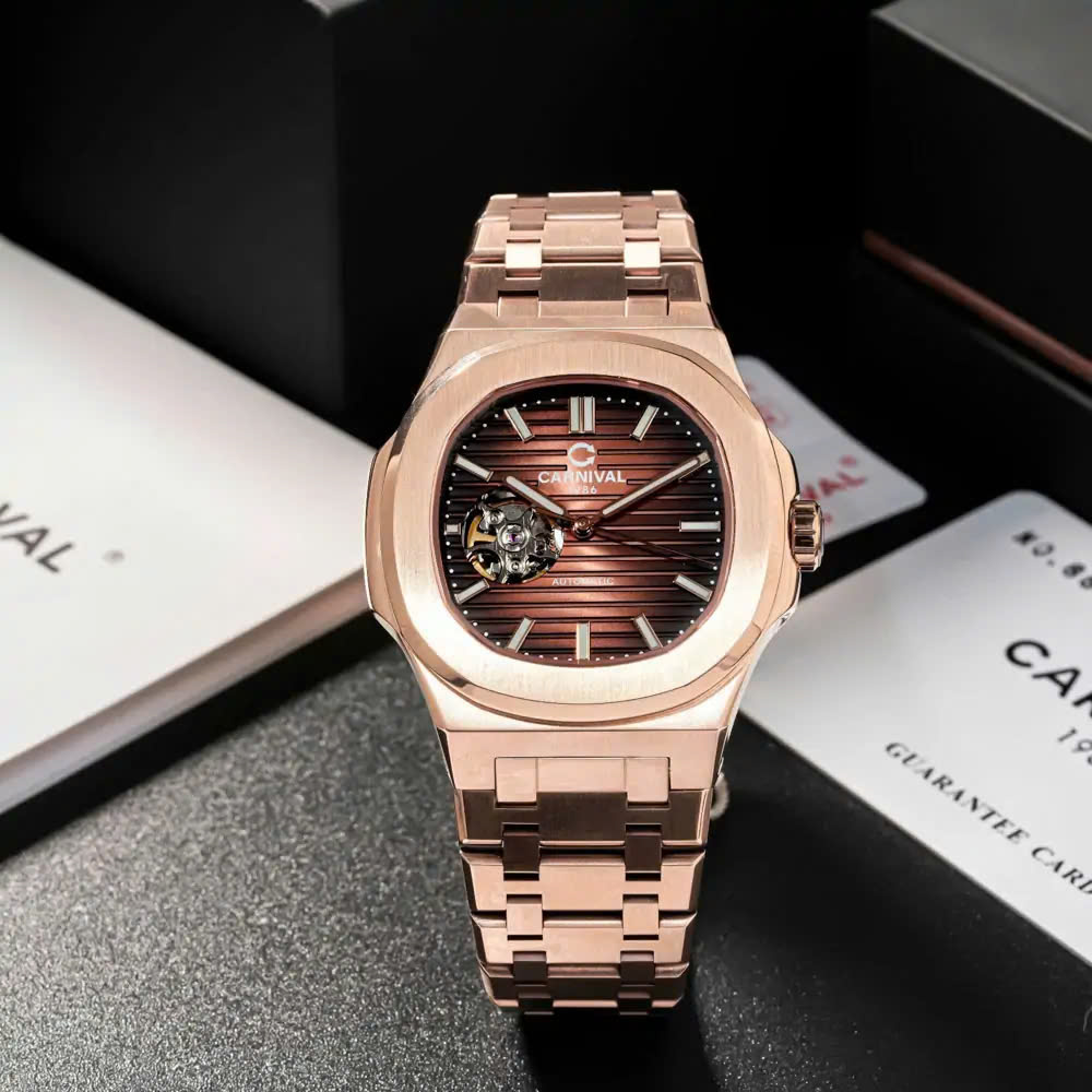 ĐỒNG HỒ NAM CARNIVAL OPEN HEART AUTOMATIC 8128G1-VH-N