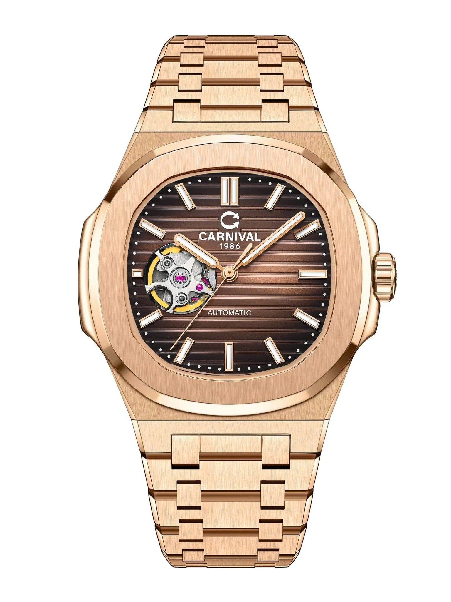 ĐỒNG HỒ NAM CARNIVAL OPEN HEART AUTOMATIC 8128G1-VH-N