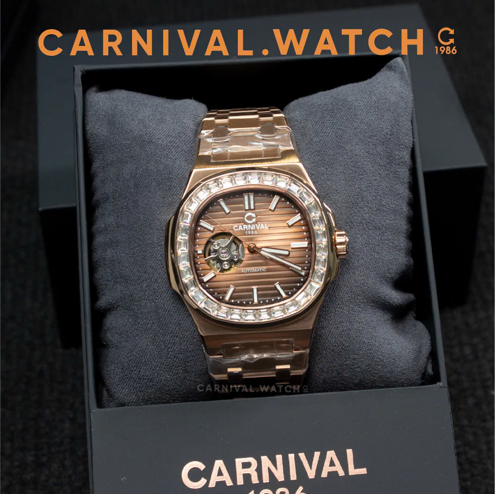 ĐỒNG HỒ NAM CARNIVAL OPEN HEART AUTOMATIC 8128G-VH-N