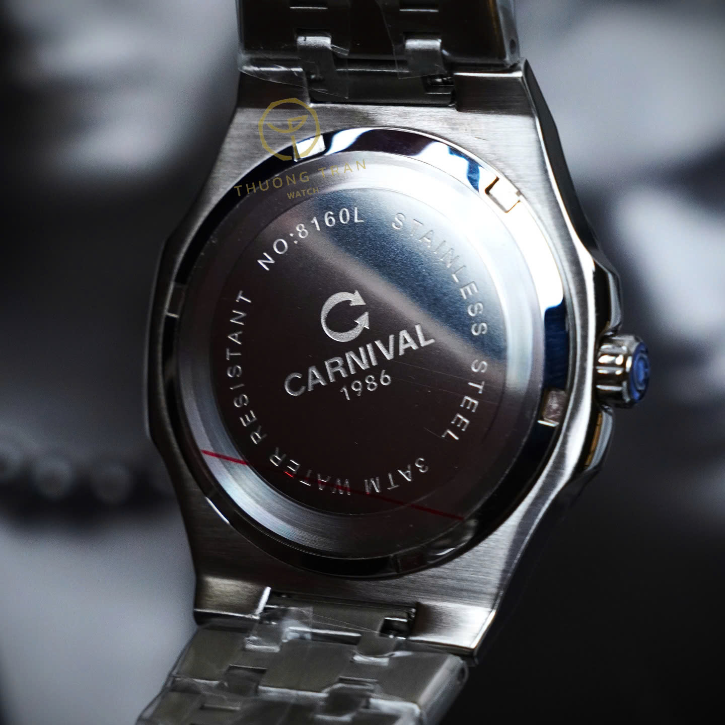 ĐỒNG HỒ NỮ CARNIVAL QUARTZ XÀ CỪ 8160L-VT-MOP