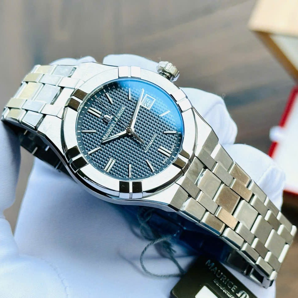 ĐỒNG HỒ NAM MAURICE LACROIX AIKON BLACK 42MM AI6008-SS002-330-1 (AI6008SS0023301)