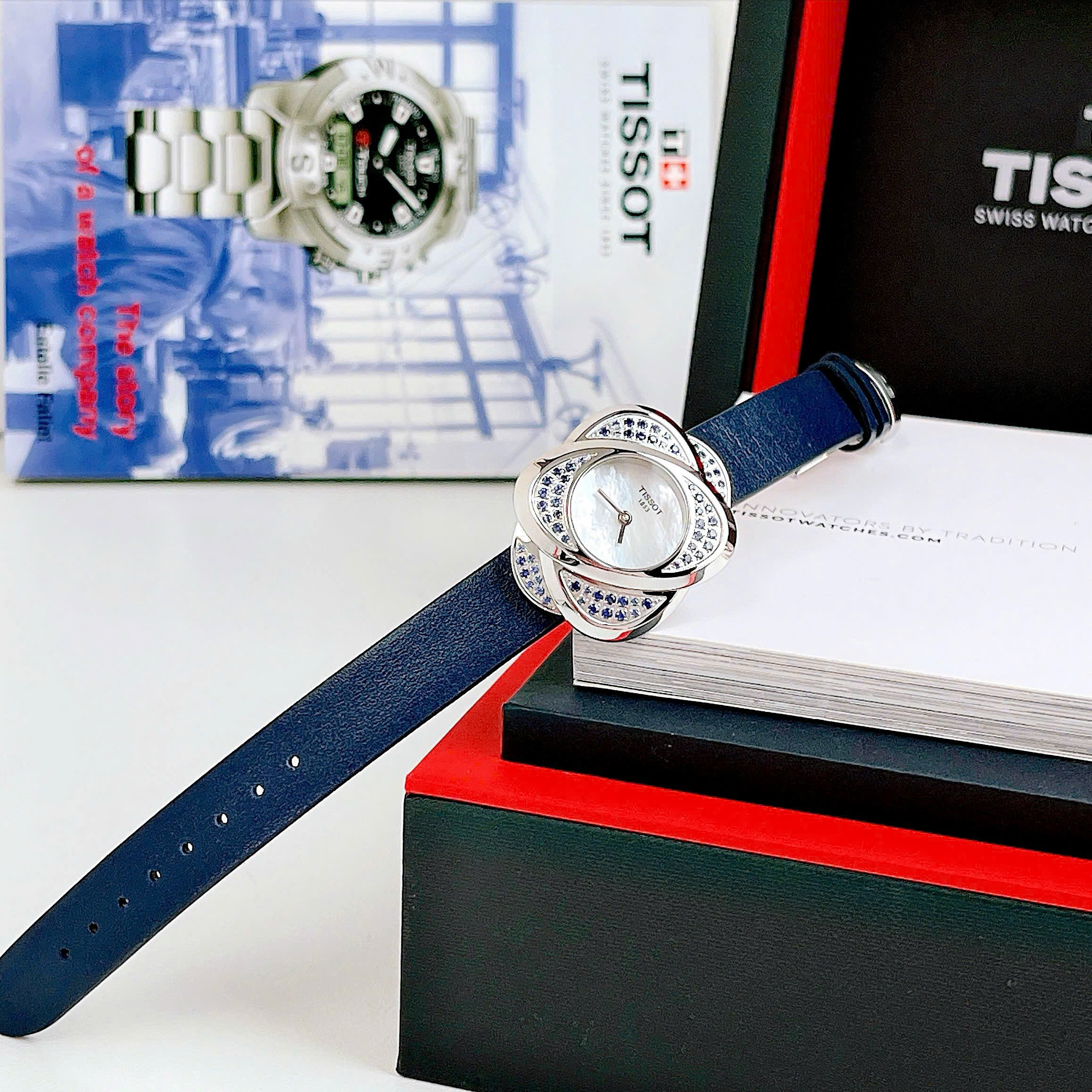 ĐỒNG HỒ NỮ XÀ CỪ TISSOT QUART MOP T03.1.235.80