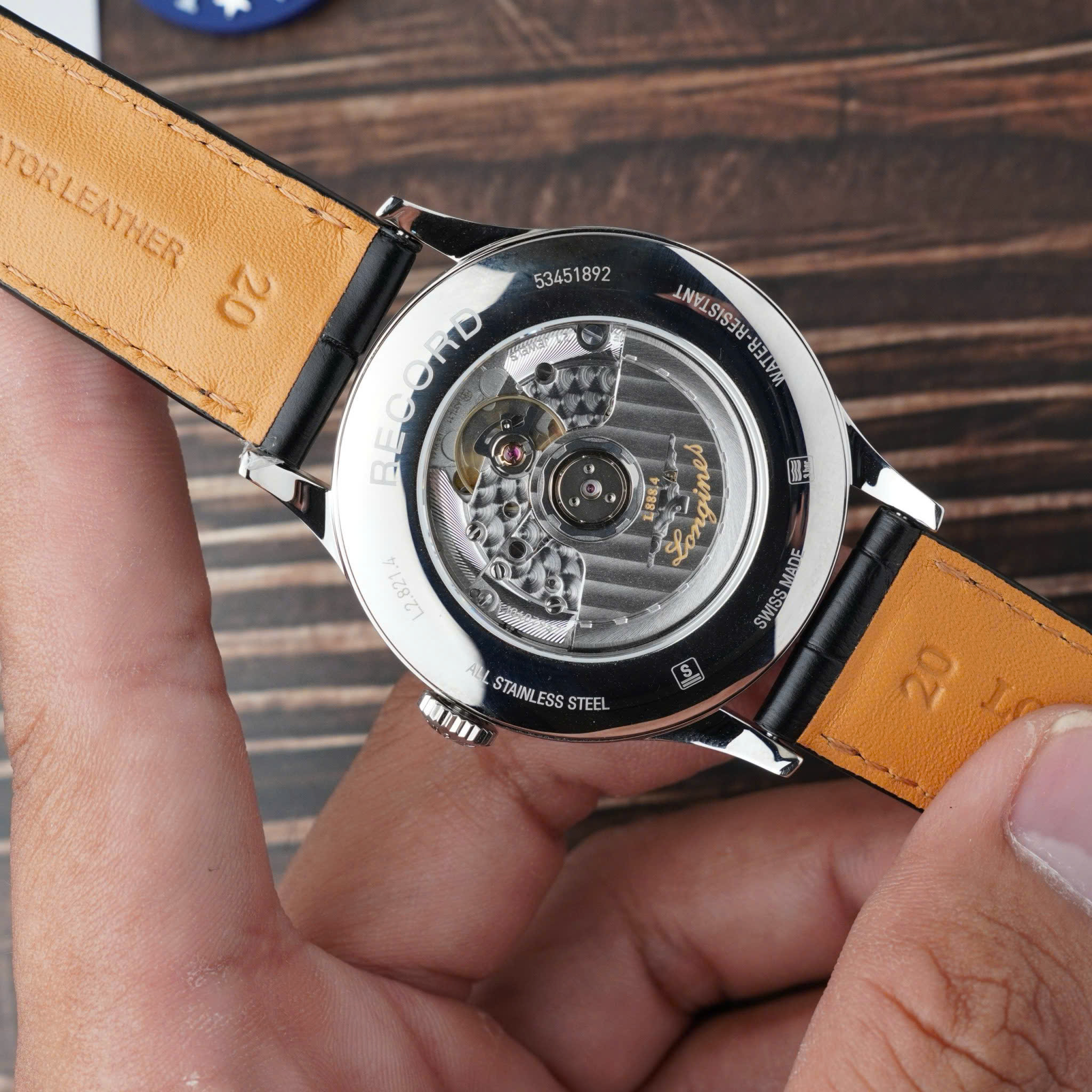 ĐỒNG HỒ NAM LONGINES RECORD CHRONOMETER L2.821.4.56.2 (L28214562)