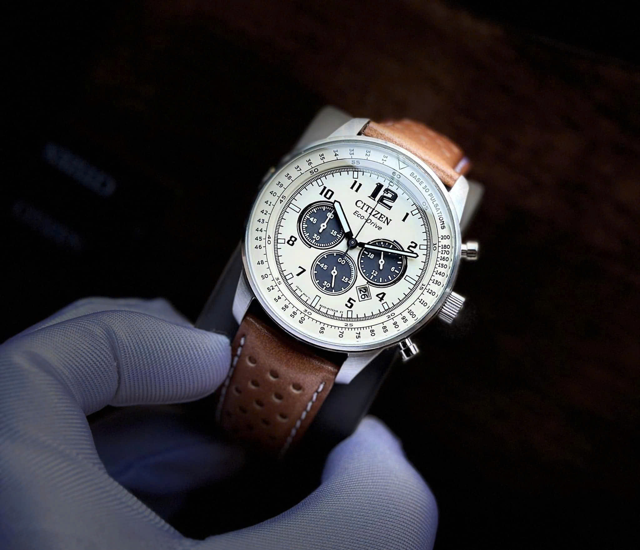 ĐỒNG HỒ NAM CITIZEN CHRONOGRAPH ECO-DRIVE QUARTZ CA4500-16X