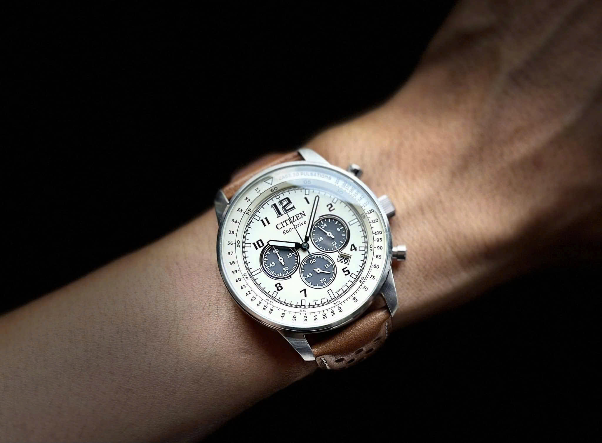 ĐỒNG HỒ NAM CITIZEN CHRONOGRAPH ECO-DRIVE QUARTZ CA4500-16X