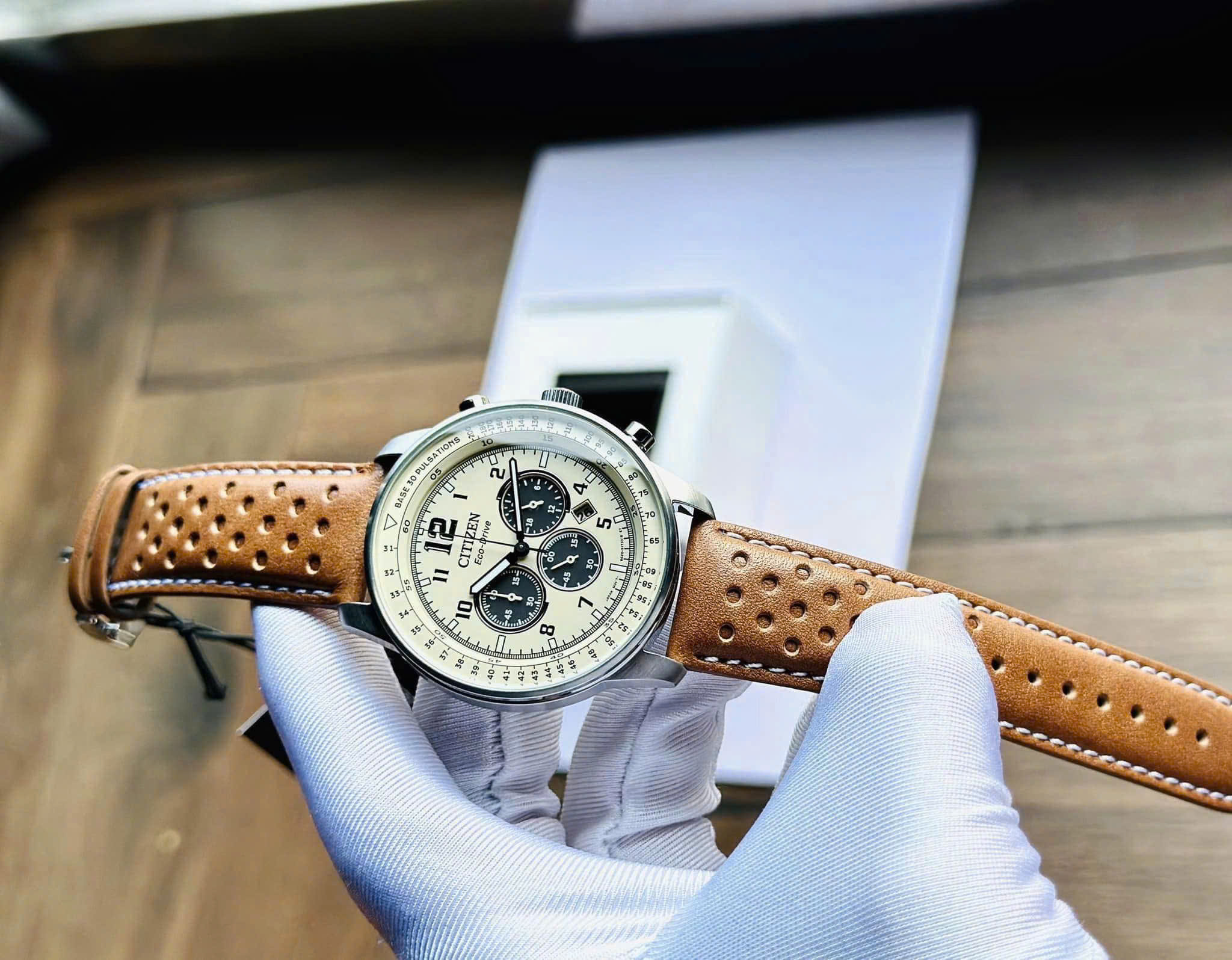 ĐỒNG HỒ NAM CITIZEN CHRONOGRAPH ECO-DRIVE QUARTZ CA4500-16X