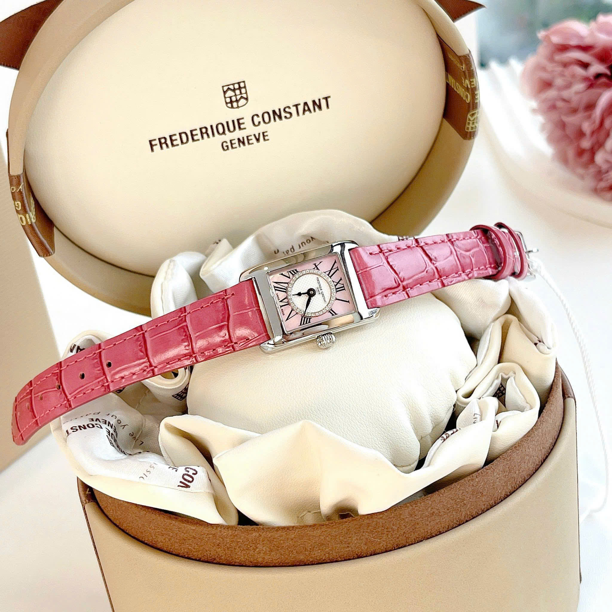 FREDERIQUE CONSTANT QUARTZ PINK RIBBON SPECIAL FC-200MPWCD16-PR