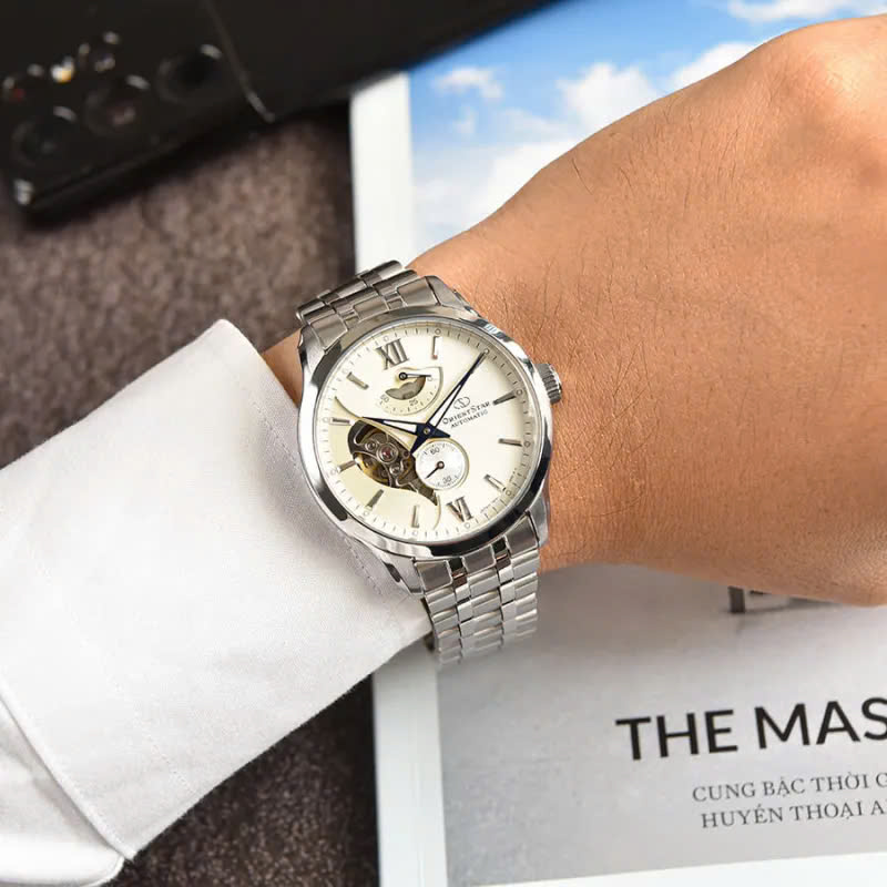 ĐỒNG HỒ NAM ORIENT STAR LAYERED SKELETON AUTOMATIC RE-AV0B01S00B