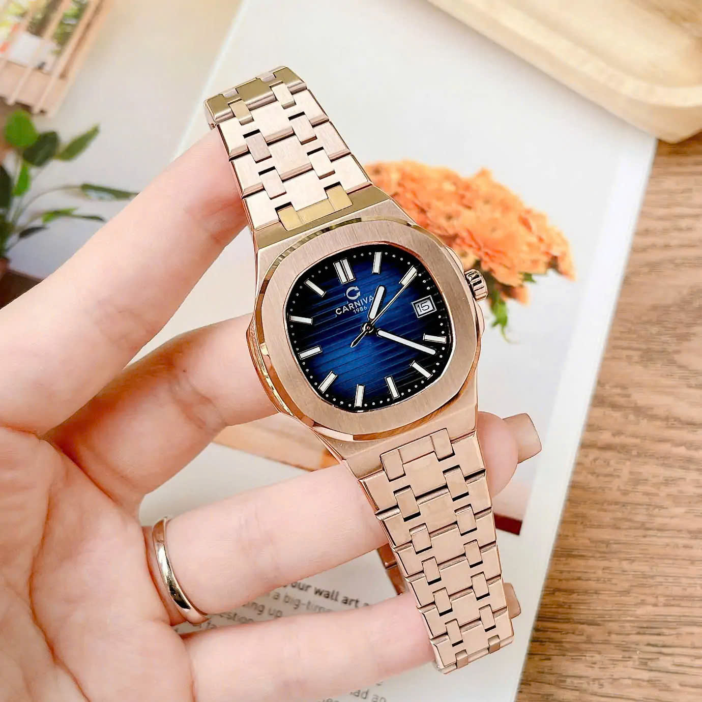 ĐỒNG HỒ NỮ CARNIVAL QUARTZ 8161L-VH-X