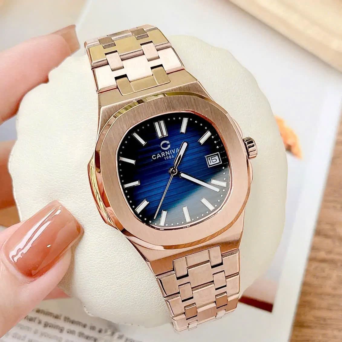 ĐỒNG HỒ NỮ CARNIVAL QUARTZ 8161L-VH-X