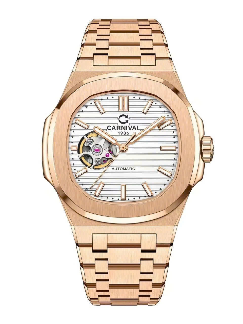 ĐỒNG HỒ NAM CARNIVAL OPEN HEART AUTOMATIC 8128G1-VH-T