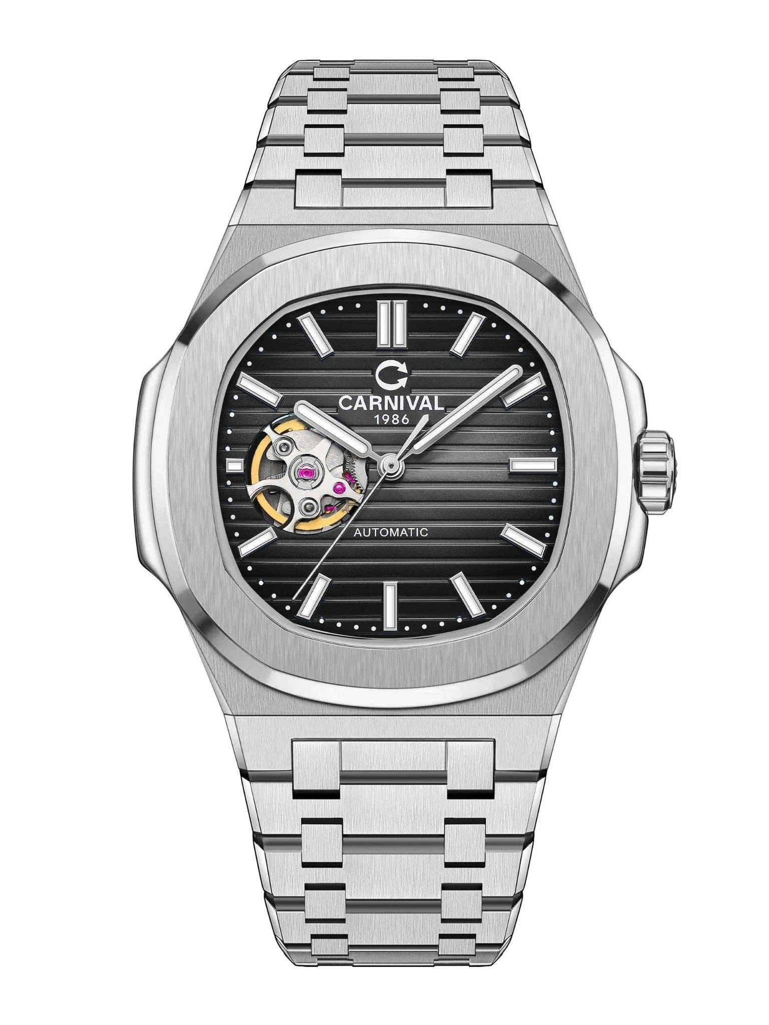 ĐỒNG HỒ NAM CARNIVAL OPEN HEART AUTOMATIC 8128G1-VT-D