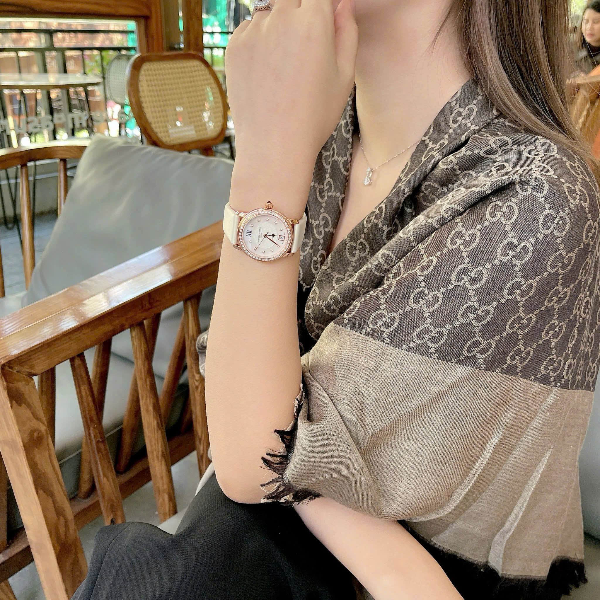 ĐỒNG HỒ NỮ FREDERIQUE CONSTANT AUTOMATIC DIAMOND FC-303WHD2PD4