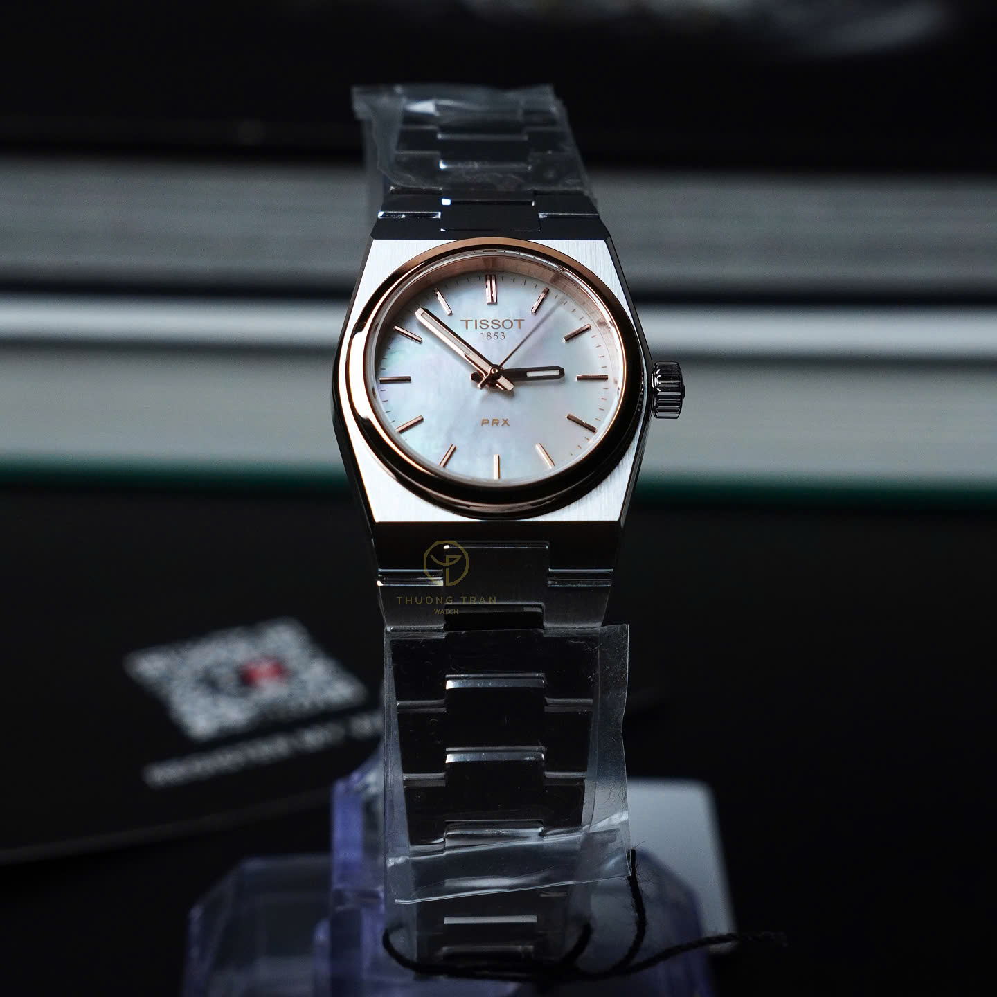 ĐỒNG HỒ NỮ TISSOT PRX QUARTZ MOP 25MM T137.010.21.111.00