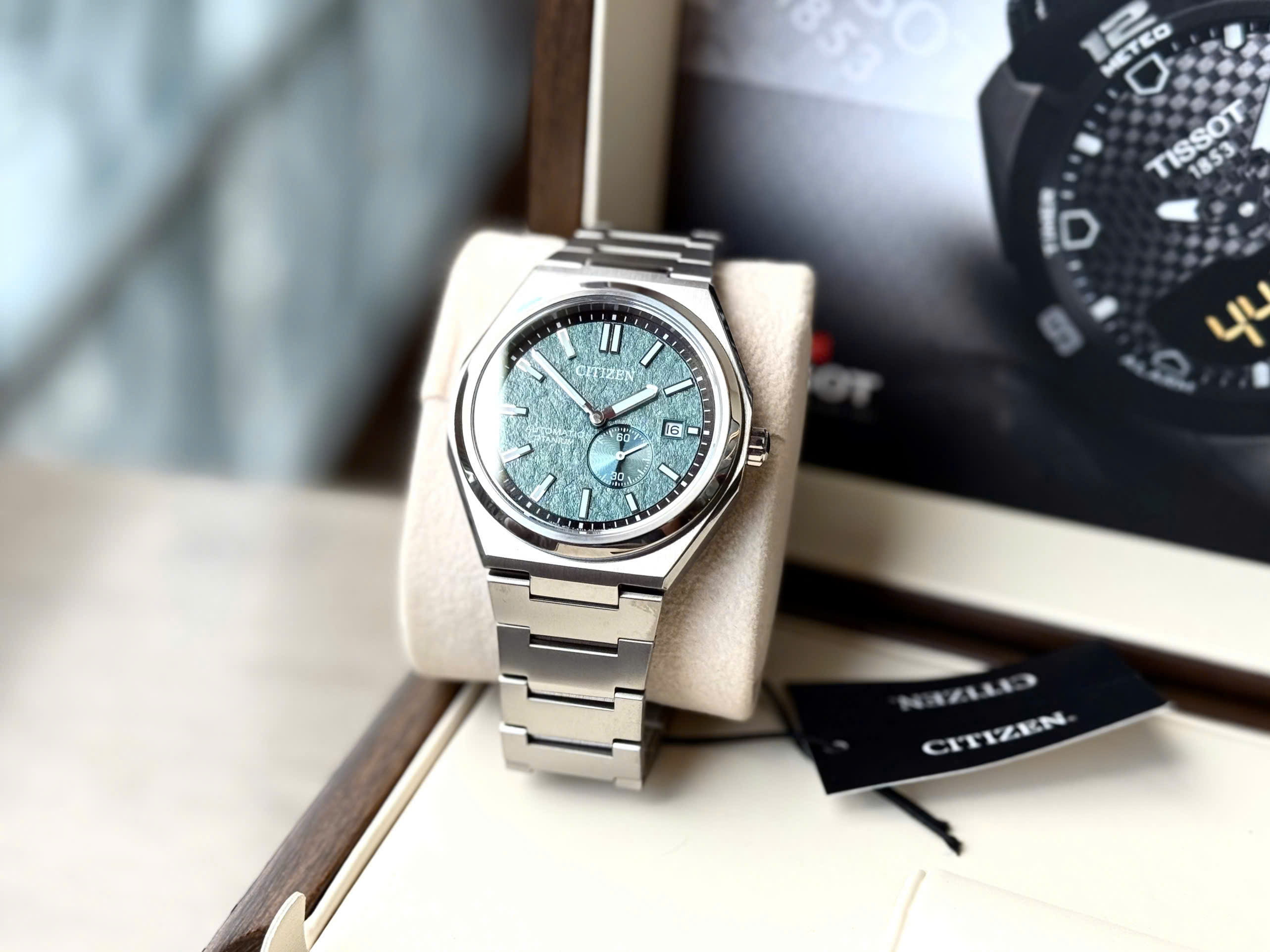 ĐỒNG HỒ NAM CITIZEN AUTOMATIC ZENSHIN SUPER TITANIUM NJ0180-80X
