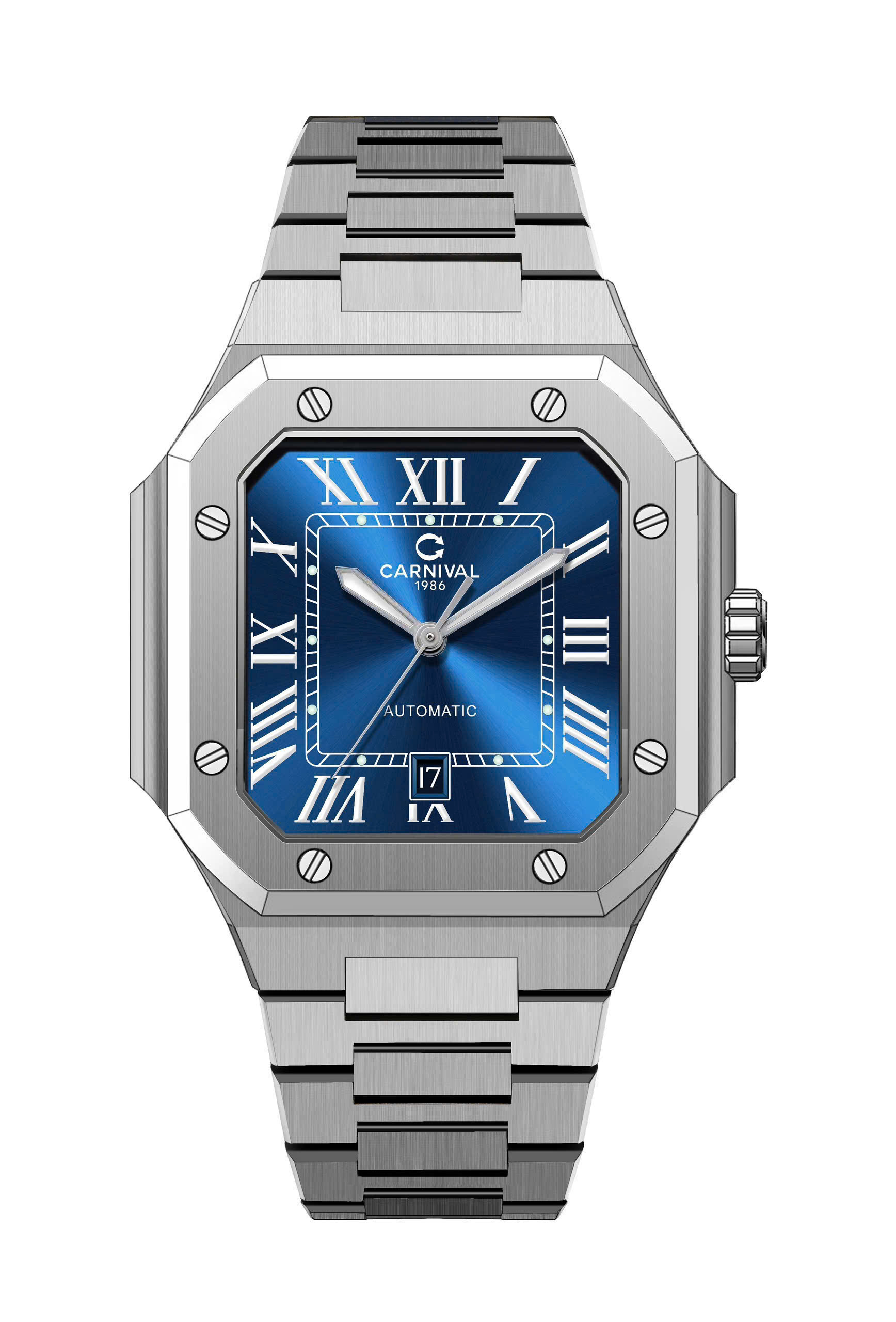 ĐỒNG HỒ NAM CARNIVAL AUTOMATIC XANH DƯƠNG 8169G-VT-X