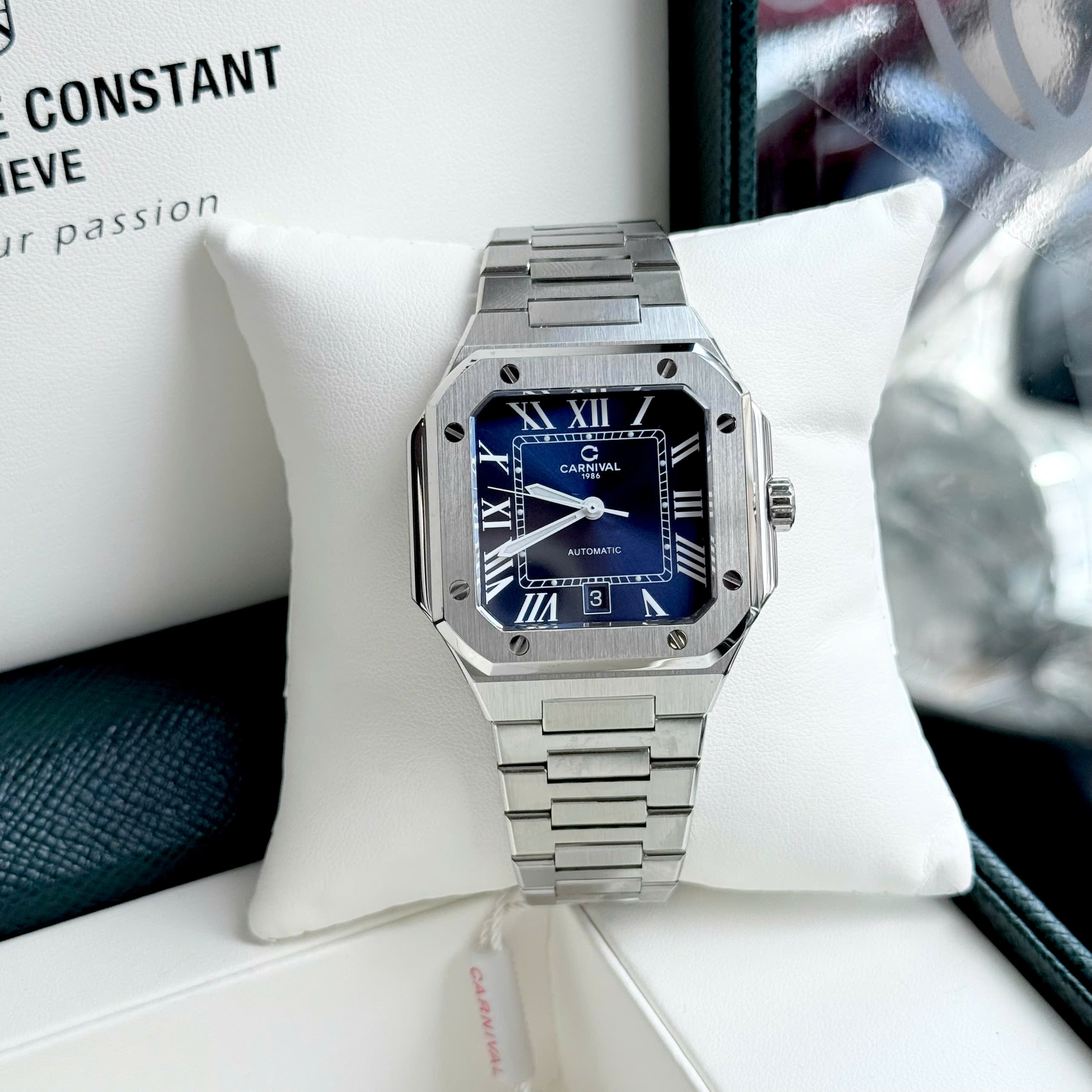 ĐỒNG HỒ NAM CARNIVAL AUTOMATIC XANH DƯƠNG 8169G-VT-X