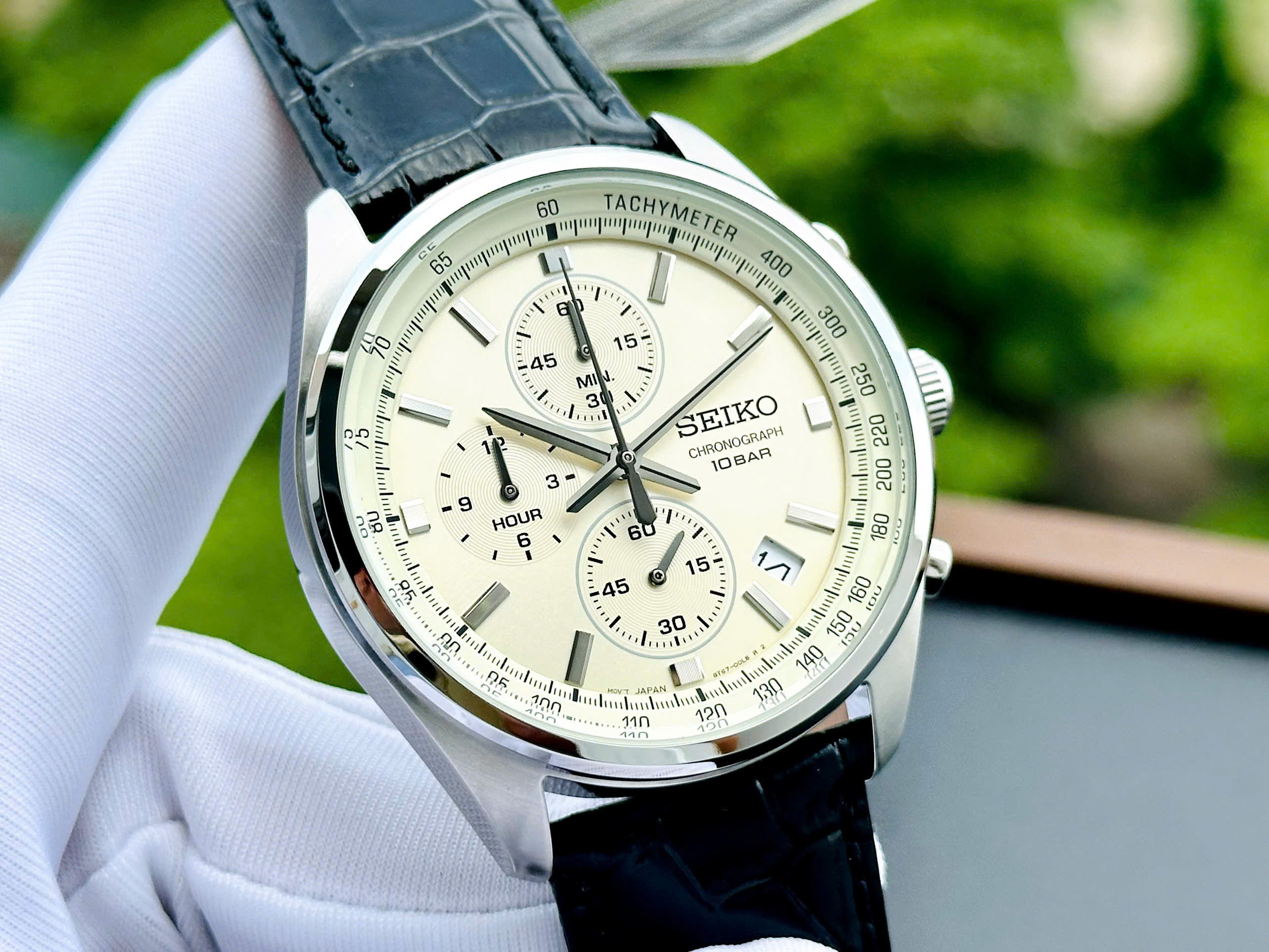 ĐỒNG HỒ NAM SEIKO CHRONOGRAPH QUARTZ SSB383P1