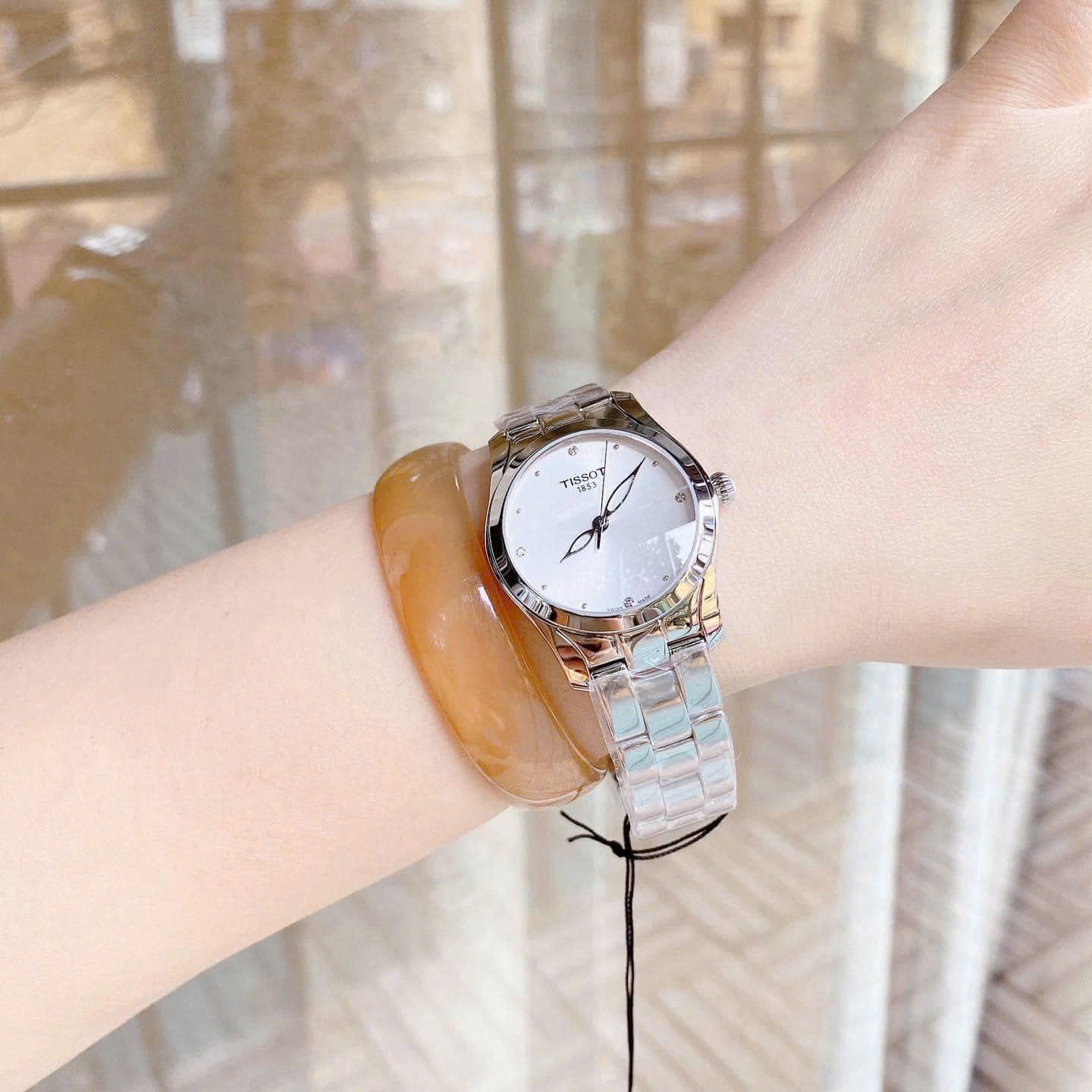 ĐỒNG HỒ NỮ TISSOT T-WAVE DIAMOND T112.210.11.036.00 ( T1122101103600)