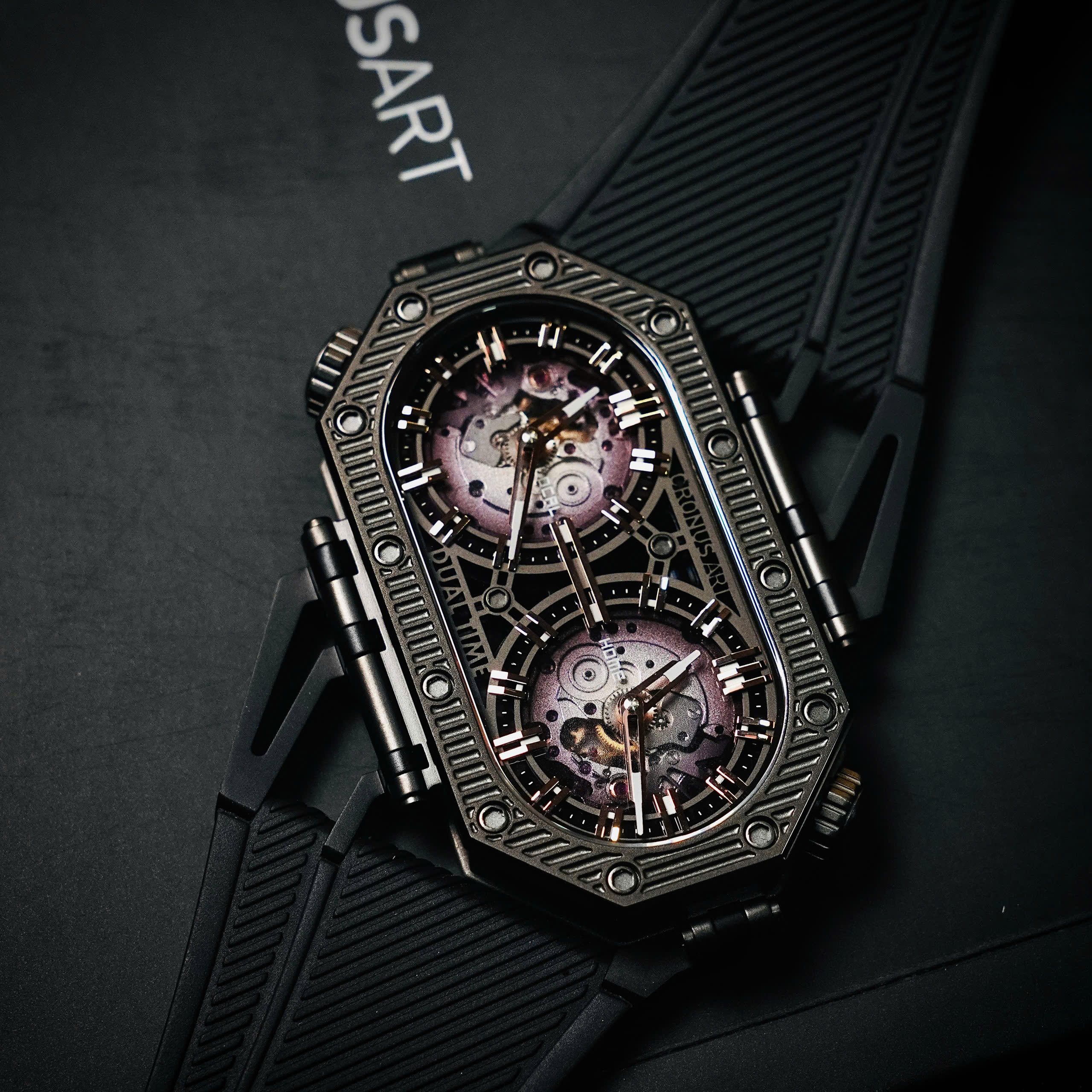 ĐỒNG HỒ NAM AUTOMATIC CRONUS ART DUALTIME CM025-008