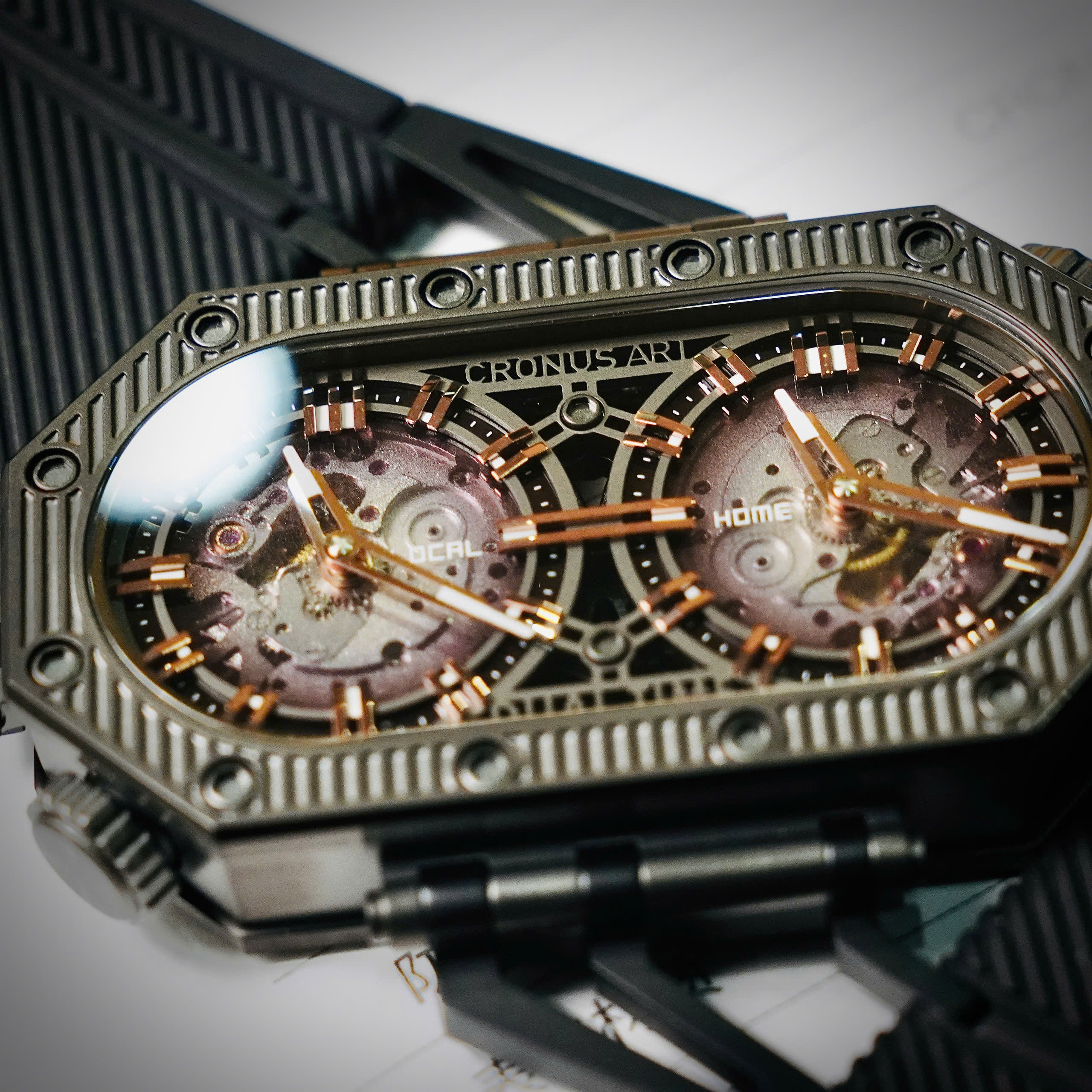ĐỒNG HỒ NAM AUTOMATIC CRONUS ART DUALTIME CM025-008