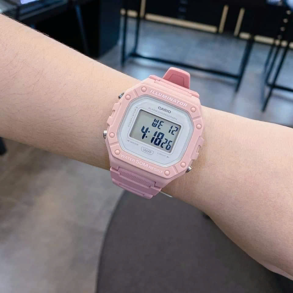 ĐỒNG HỒ NỮ CASIO W-218HC-4AVDF