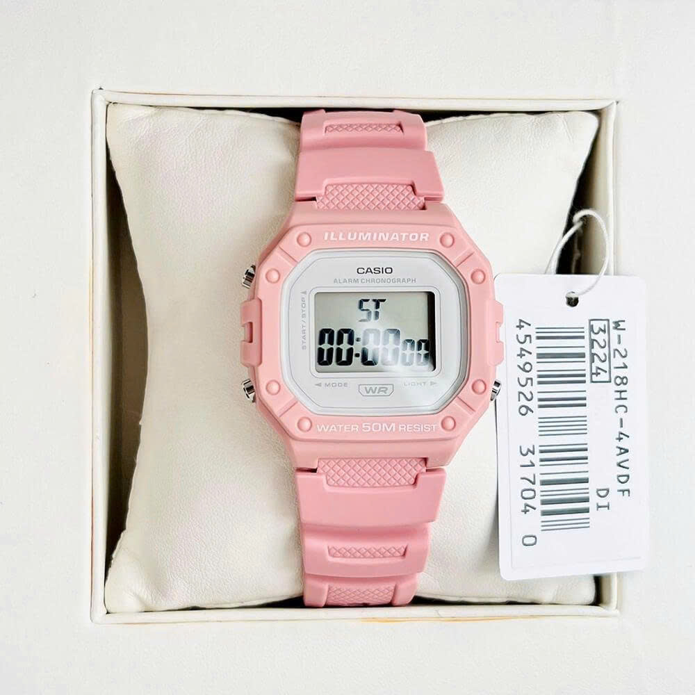 ĐỒNG HỒ NỮ CASIO W-218HC-4AVDF