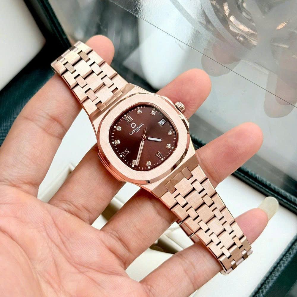 ĐỒNG HỒ NỮ CARNIVAL 8160L-VH-N1 (NÂU ĐẬM)