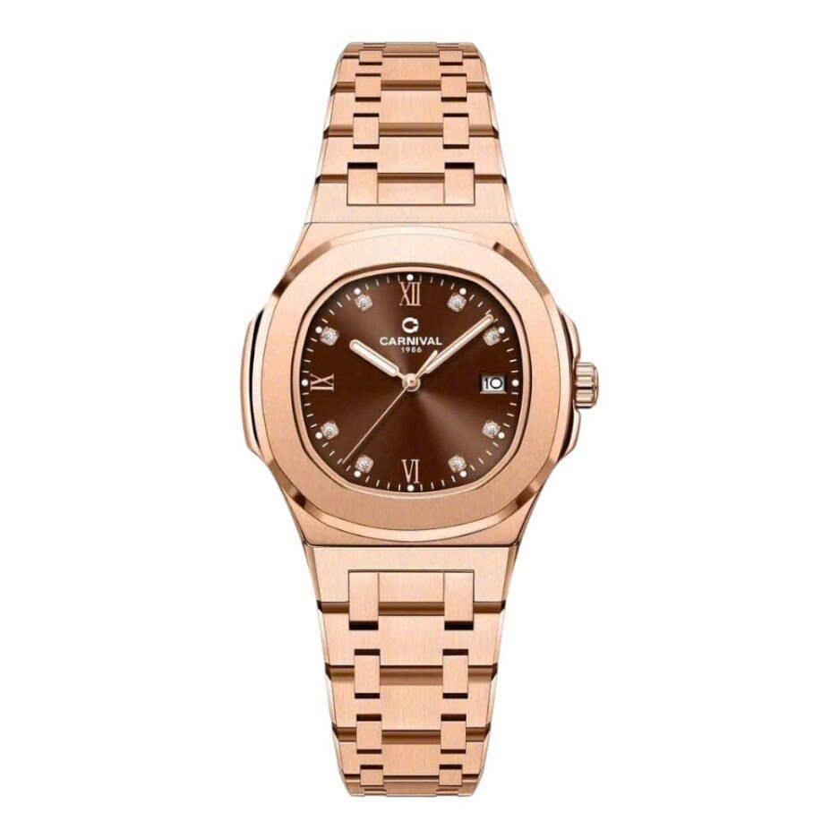 ĐỒNG HỒ NỮ CARNIVAL 8160L-VH-N1 (NÂU ĐẬM)