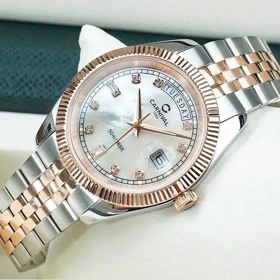 ĐỒNG HỒ NAM CARNIVAL QUARTZ 8190G-CH-TK