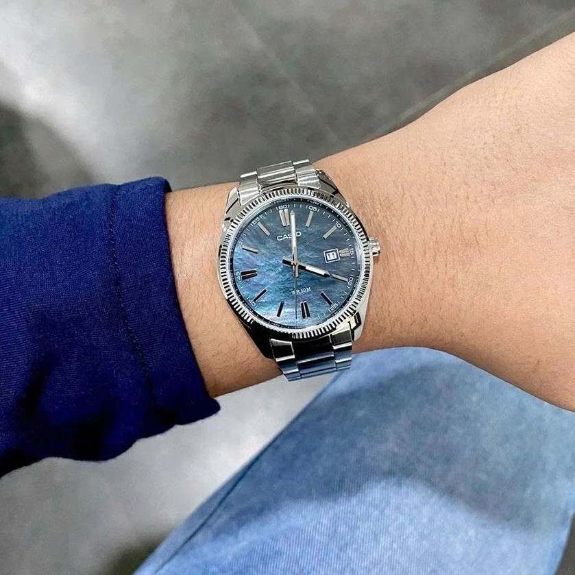 ĐỒNG HỒ CASIO XÀ CỪ ĐEN NAM MTP-1302DS-1AVDF