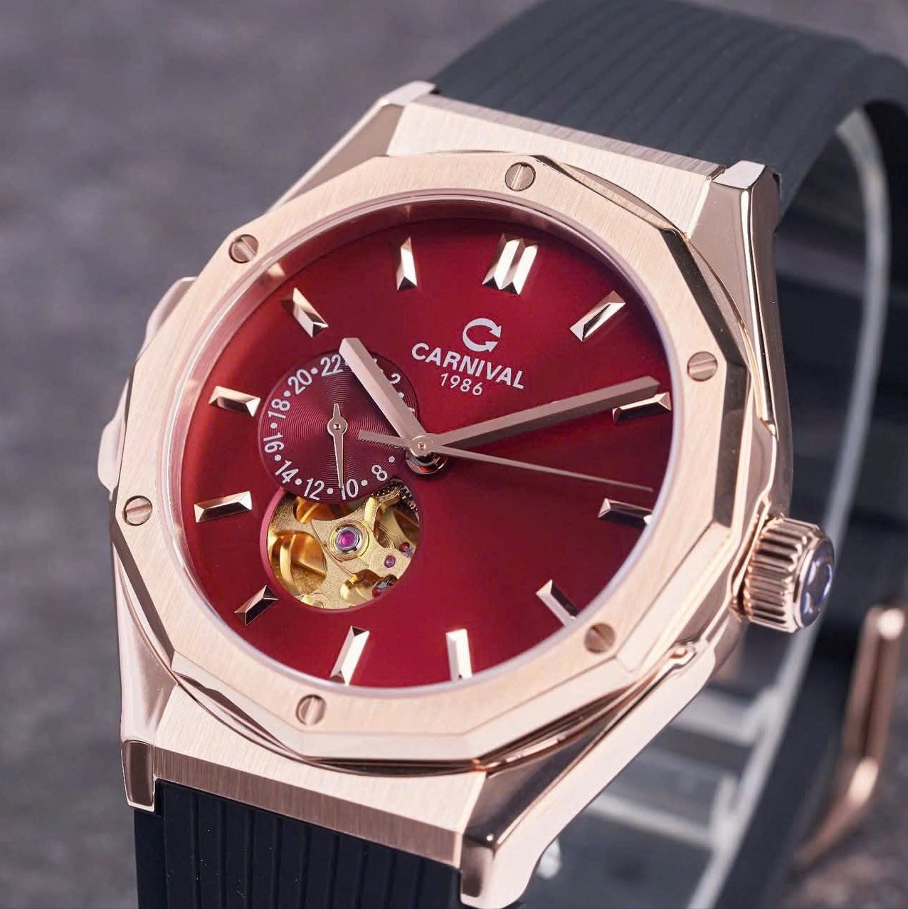 ĐỒNG HỒ NAM CARNIVAL AUTOMATIC 8189G-VH-DCS-DO