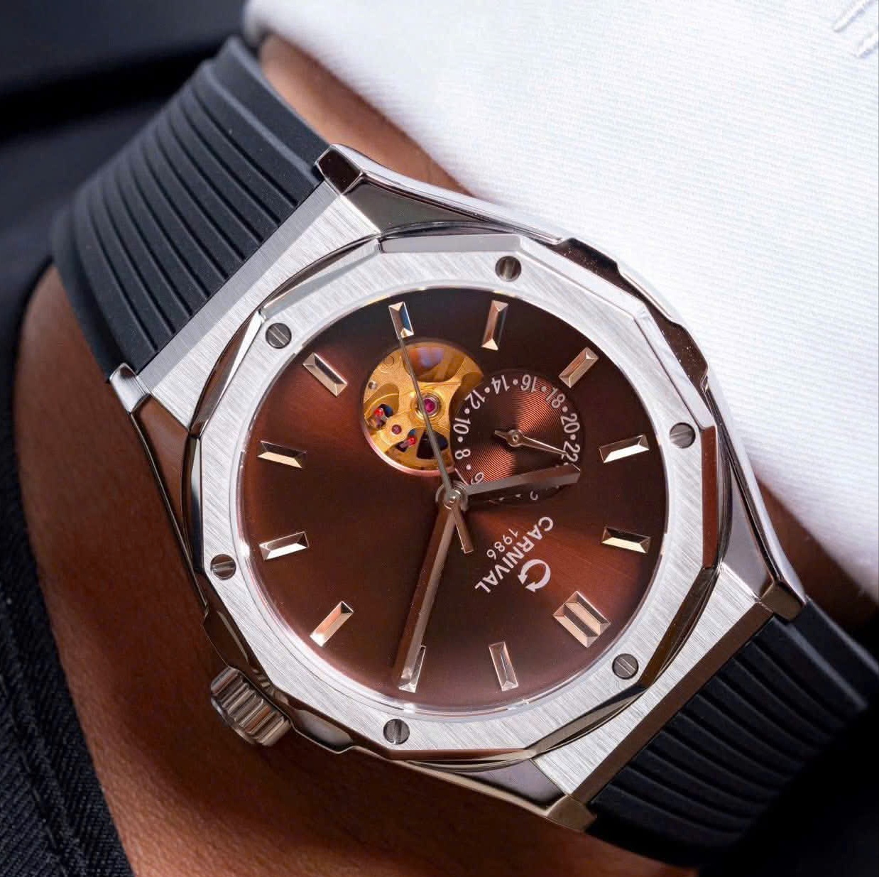 ĐỒNG HỒ NAM CARNIVAL AUTOMATIC 8189G-VT-DCS-N