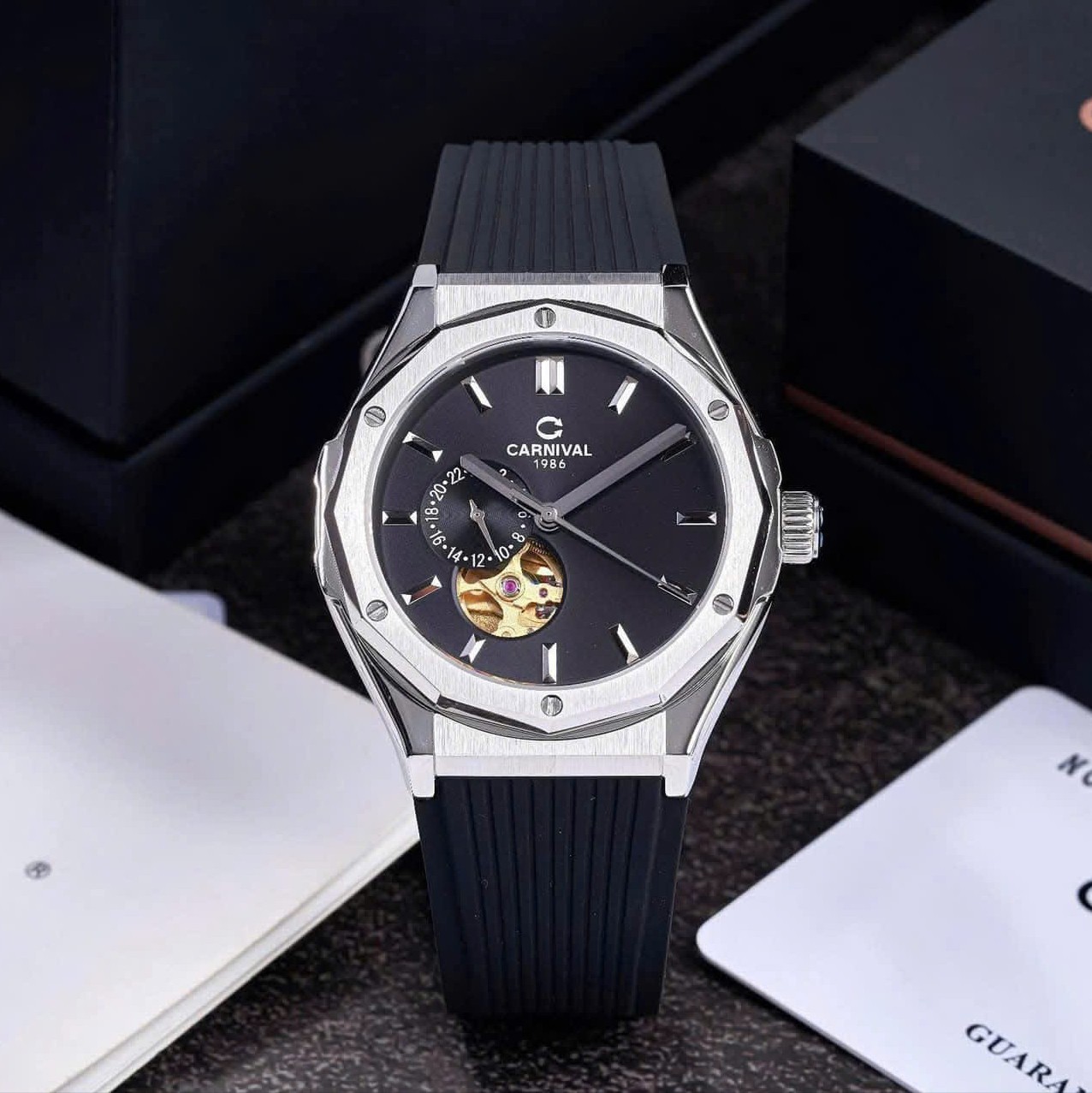 ĐỒNG HỒ NAM CARNIVAL AUTOMATIC 8189G-VT-DCS-D