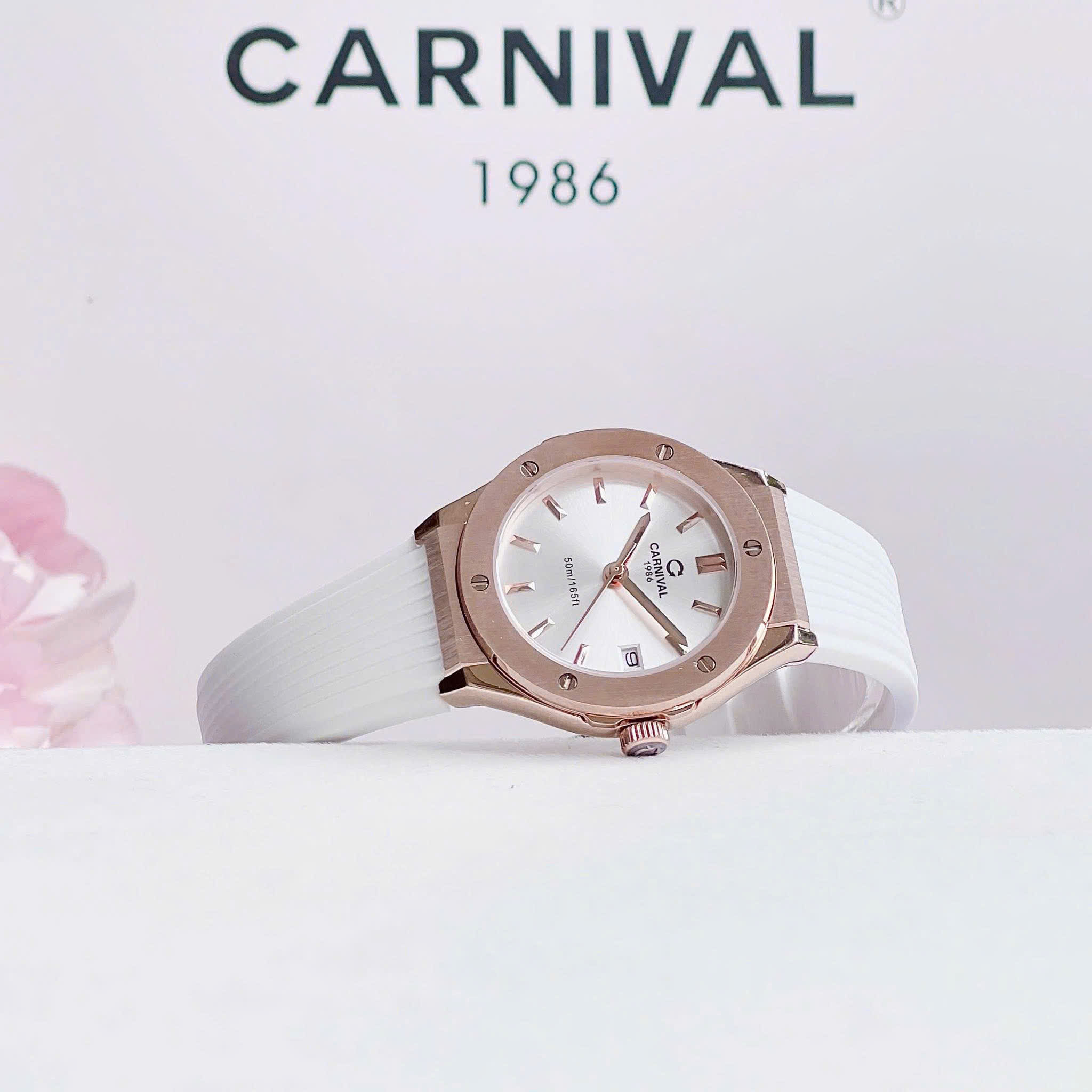 ĐỒNG HỒ NỮ CARNIVAL QUARTZ 8168L2-VH-DCS-T1
