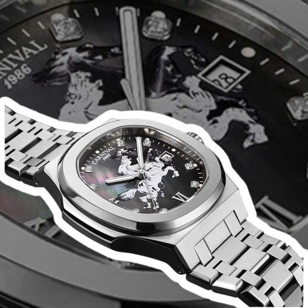 ĐỒNG HỒ NAM CARNIVAL AUTOMAITC 8160G-VT-DK-SM