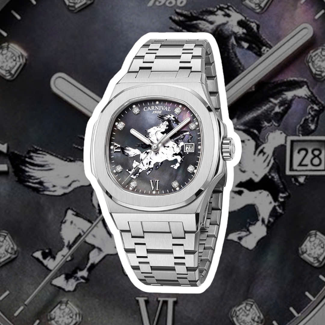 ĐỒNG HỒ NAM CARNIVAL AUTOMAITC 8160G-VT-DK-SM