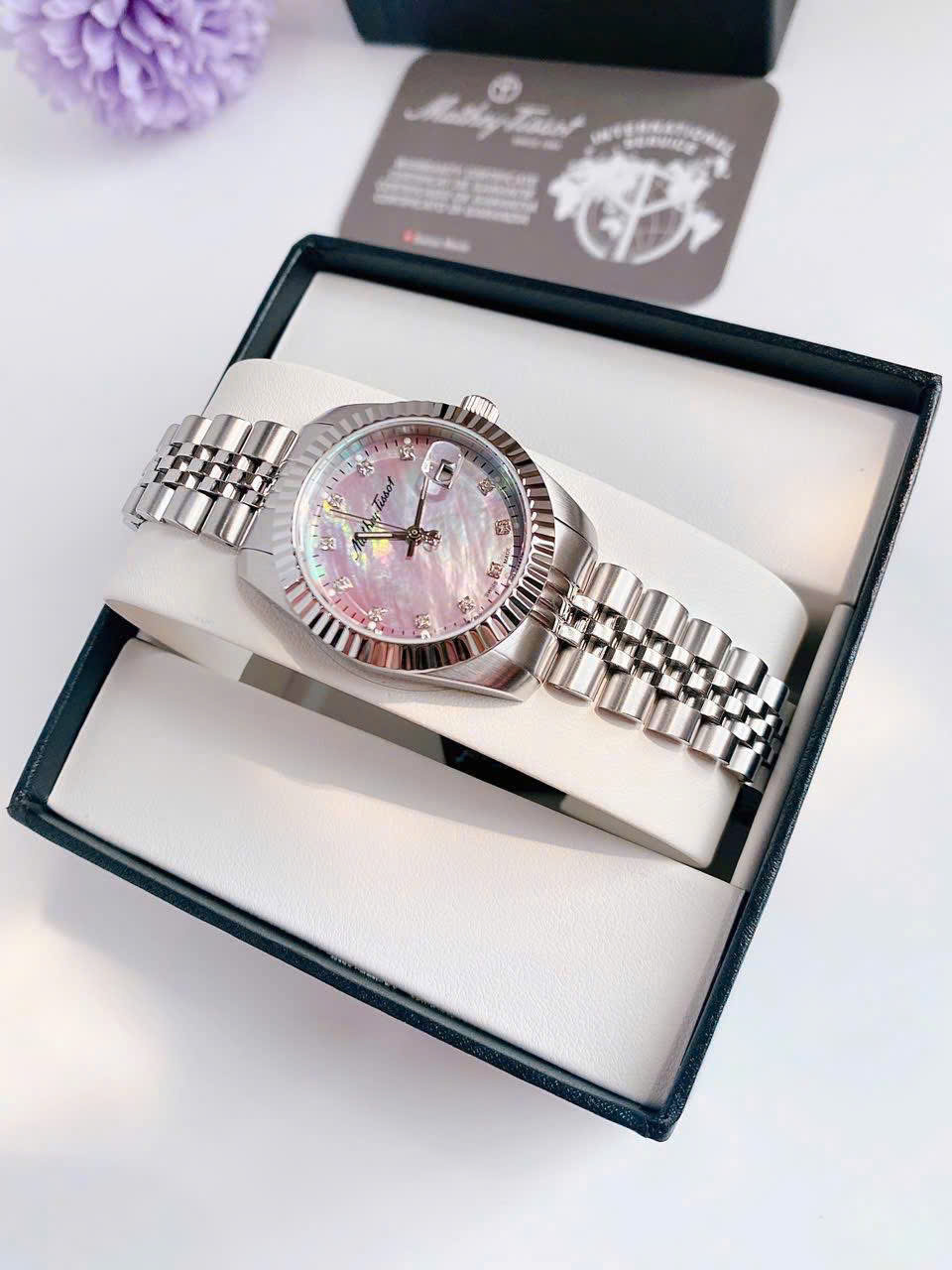 ĐỒNG HỒ NỮ TISSOT QUARTZ MATHEY D810AVIO
