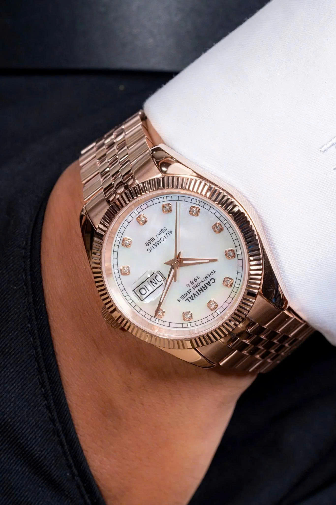 ĐỒNG HỒ NAM CARNIVAL AUTOMATIC 8131G-VH-TK