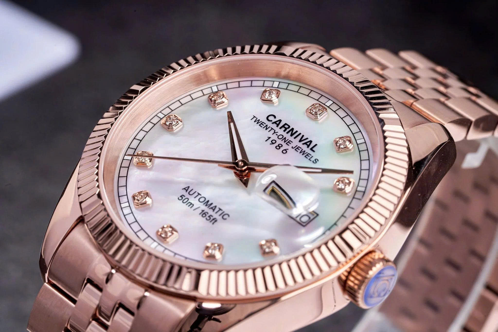ĐỒNG HỒ NAM CARNIVAL AUTOMATIC 8131G-VH-TK