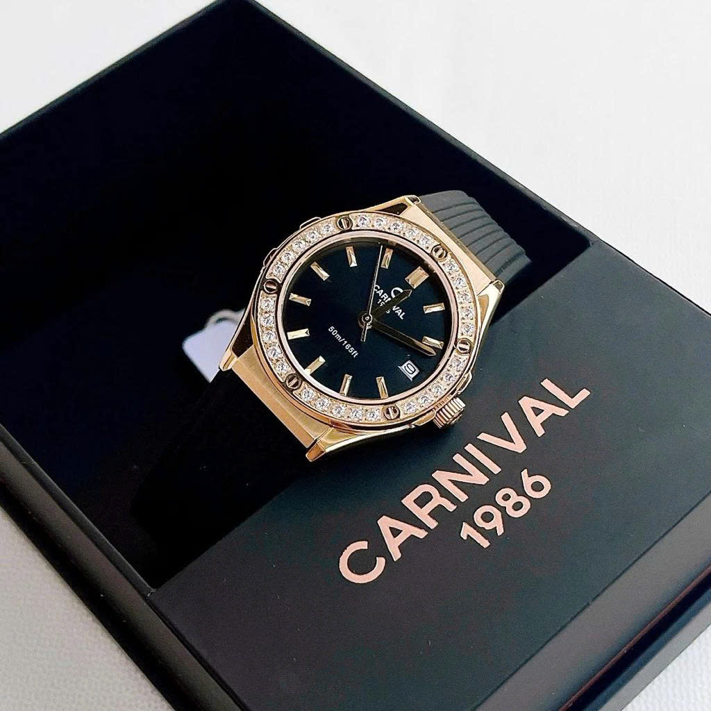 ĐỒNG HỒ NỮ CARNIVAL QUARTZ 8168L2-VV-DCS-D