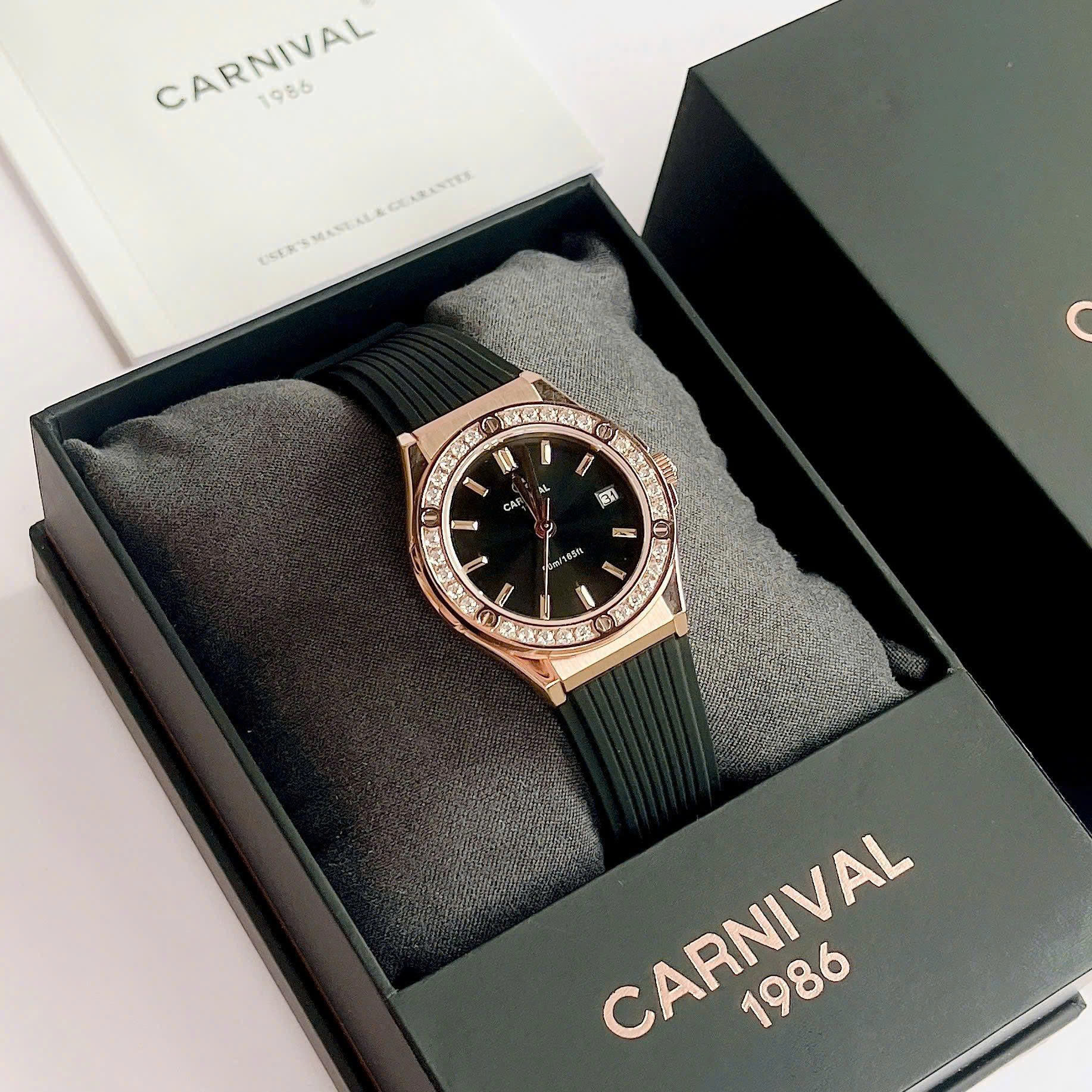 ĐỒNG HỒ NỮ CARNIVAL QUARTZ 8168L2-VH-DCS-D