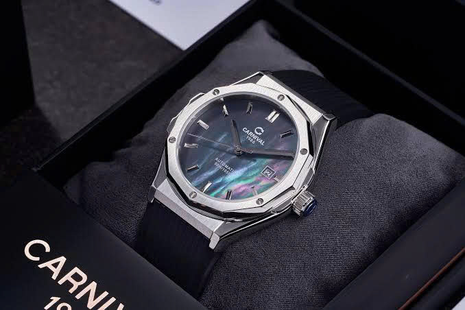 ĐỒNG HỒ NAM CARNIVAL AUTOMATIC 8168G-VT-DCS-DK BLACK MOP