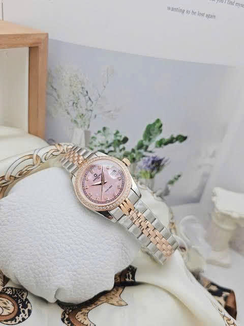 ĐỒNG HỒ NỮ CARNIVAL QUARTZ XÀ CỪ HỒNG 8131L2-CH-HK