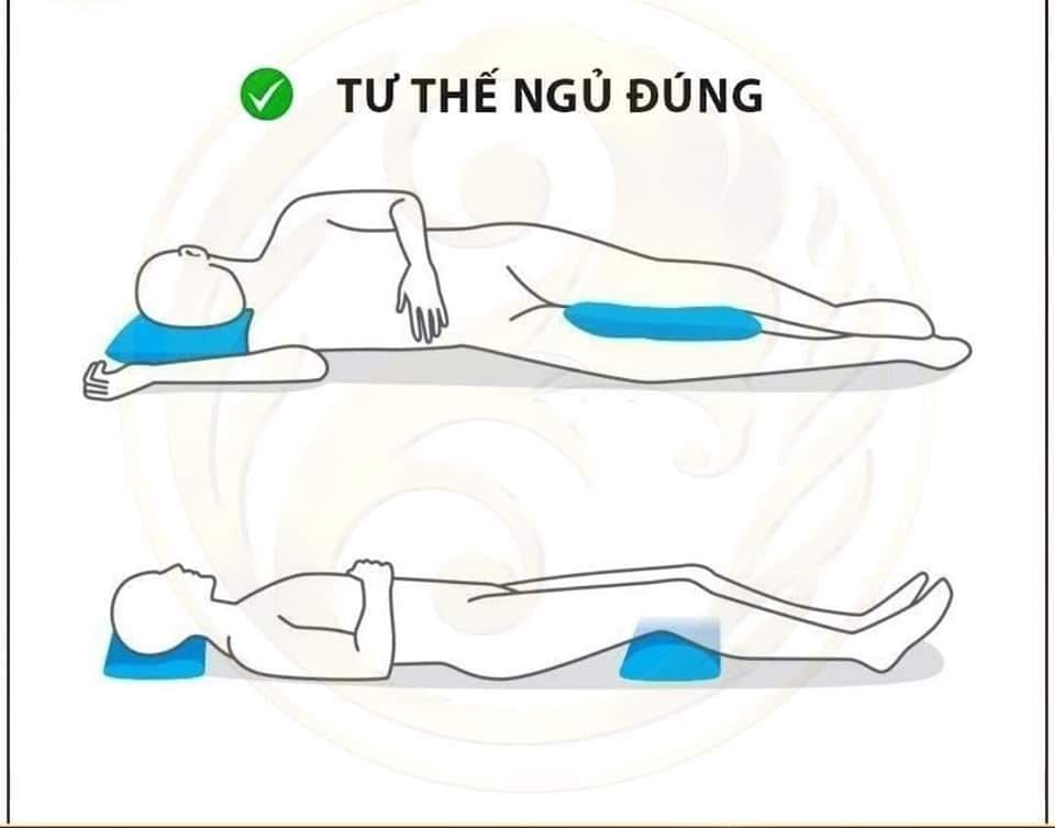 TƯ THẾ NGỦ CẢI THIỆN CHO NGƯỜI ĐAU LƯNG, ĐAU CỘT SỐNG