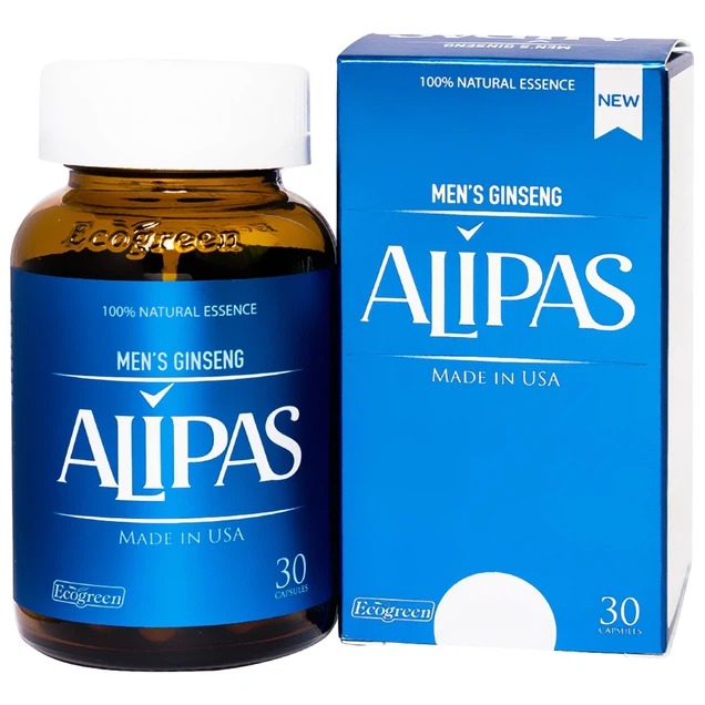 Viên uống Men’s Ginseng Alipas Ecogreen tăng cường sinh lực phái mạnh (30 viên)