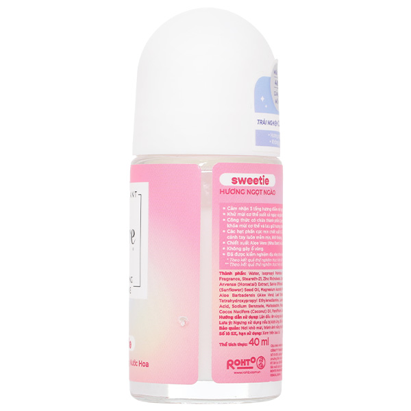 Lăn khử mùi Refre Whitening Perfume hương ngọt ngào chai 40 ml