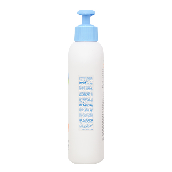 Sữa tắm gội cho bé Cetaphil chiết xuất hoa cúc hữu cơ chai 400ml