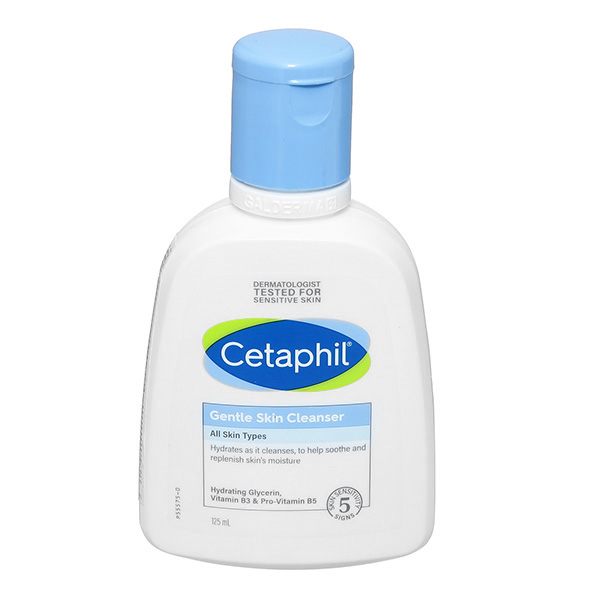 Sữa rửa mặt Cetaphil Gentle Skin Cleanser làm sạch dịu nhẹ chai 125ml